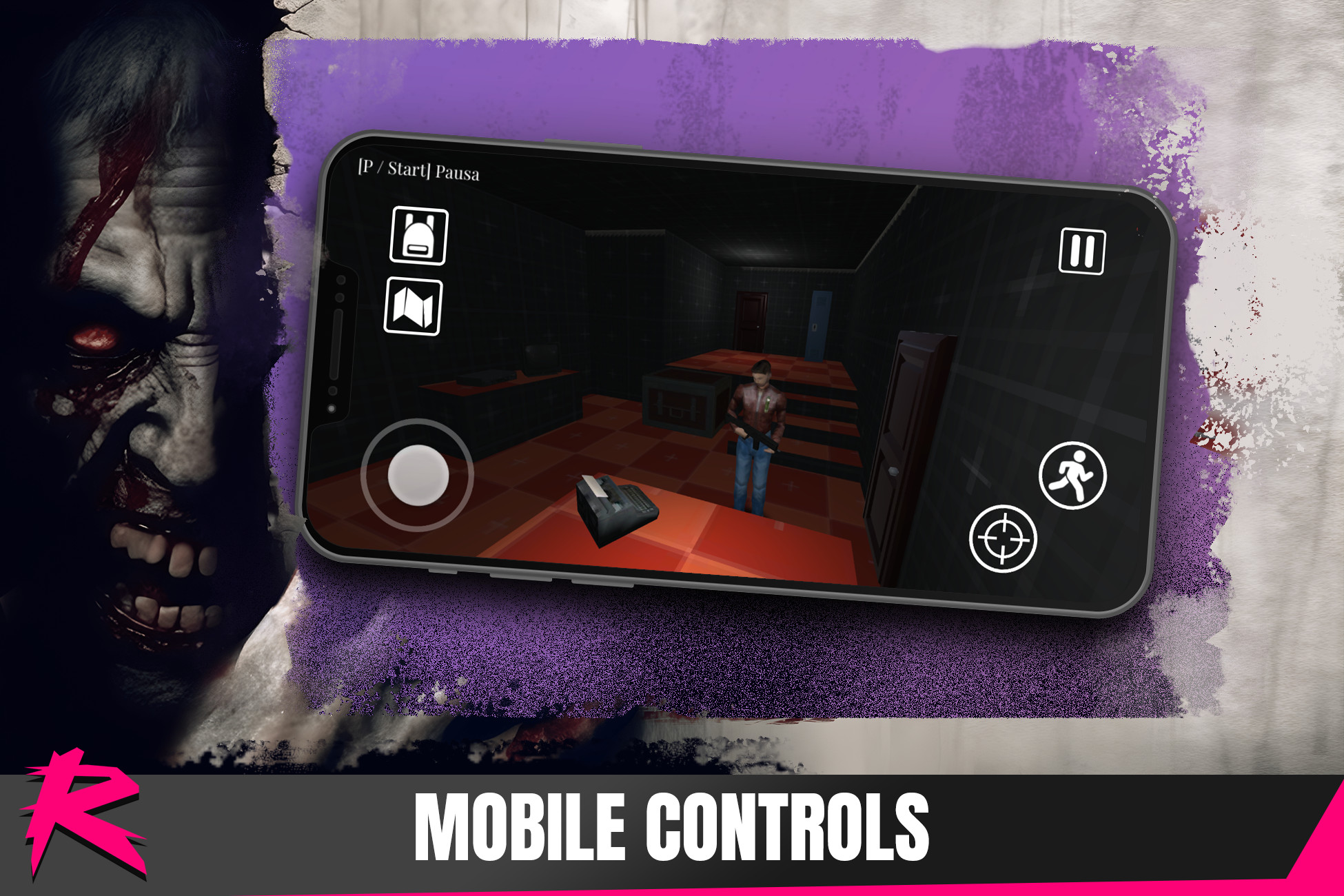Retro Horror Template - Mobile Controls | Add-Ons | Unity Asset Store