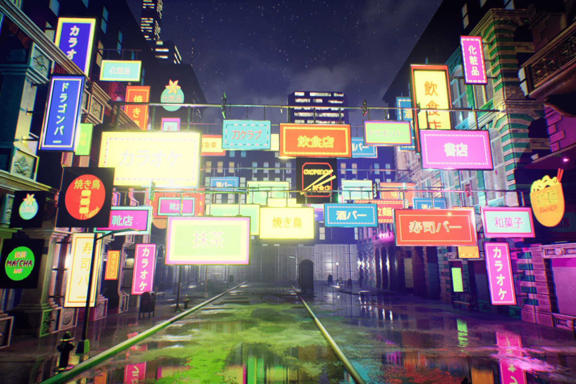 Japanese Neon Signs | 3D Exterior | Unity Asset Store
