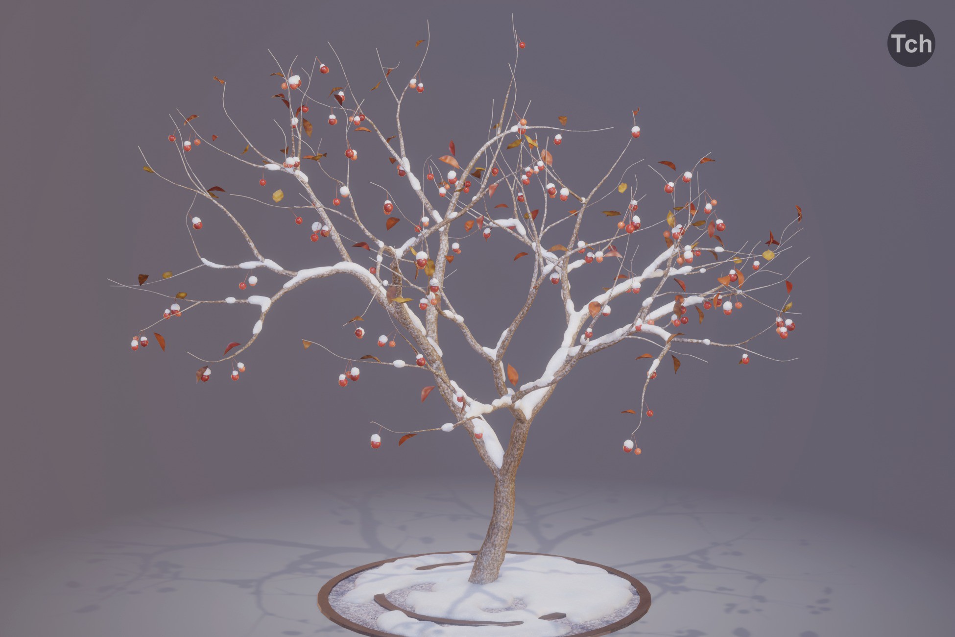 Snow Tree Model Unity Winter tree (3D) | 3D Trees | Unity Asset Store