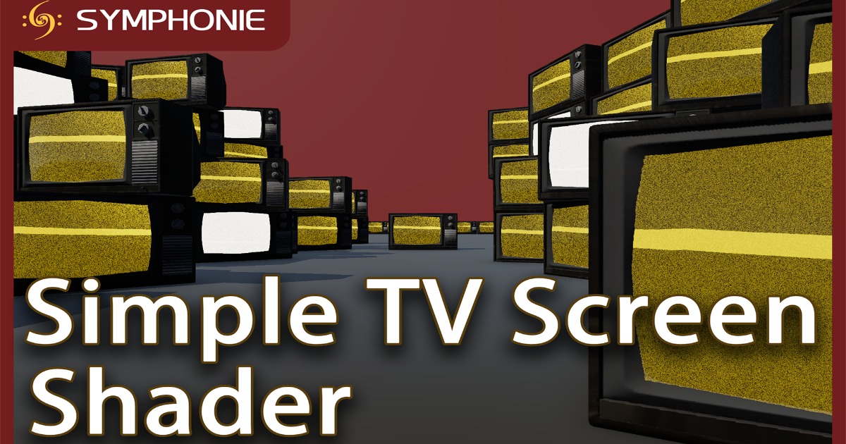Simple TV Screen Shader | VFX Shaders | Unity Asset Store