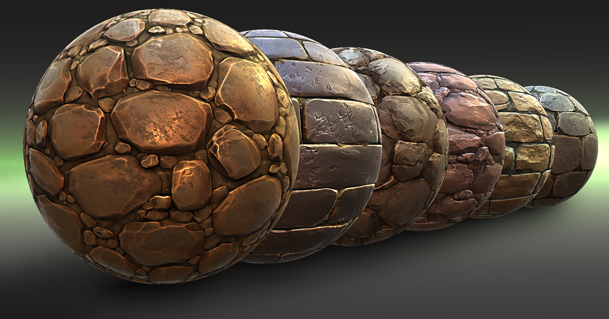 Unity Stone Material Texture PBR Stones Pack vol.1 | 2D Textures & Materials | Unity Asset Store
