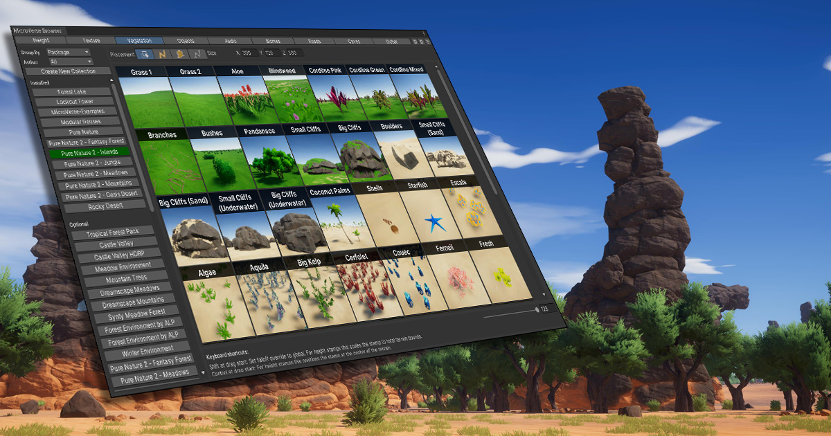 Microverse Unity Biomes and Presets 3 for MicroVerse | Terrain | Unity Asset Store