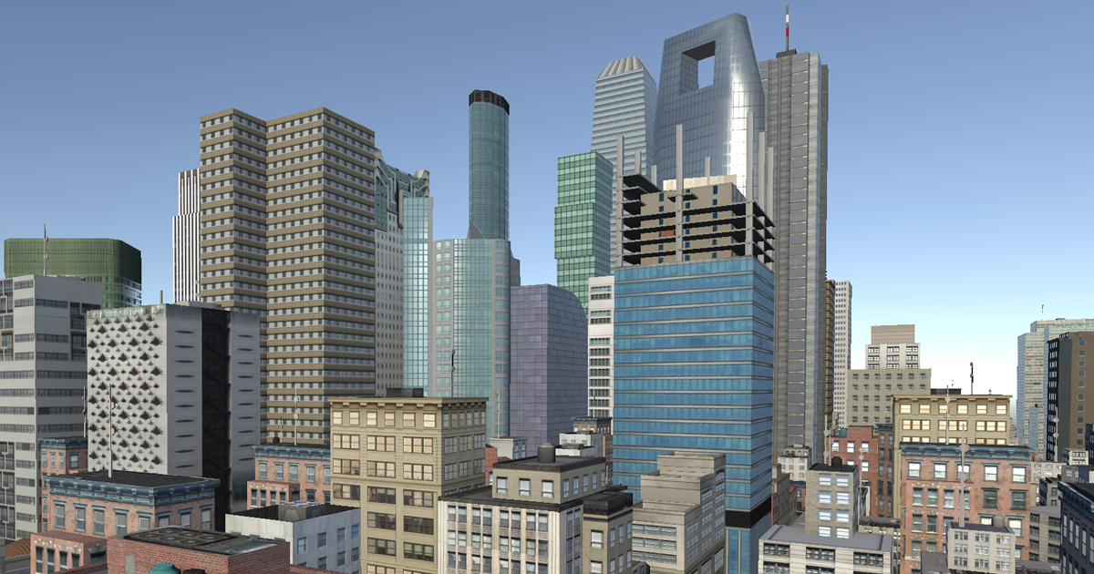 City Asset Unity City Low Poly | 3D Urban | Unity Asset Store