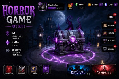 Horror Game UI - GUI Kit
