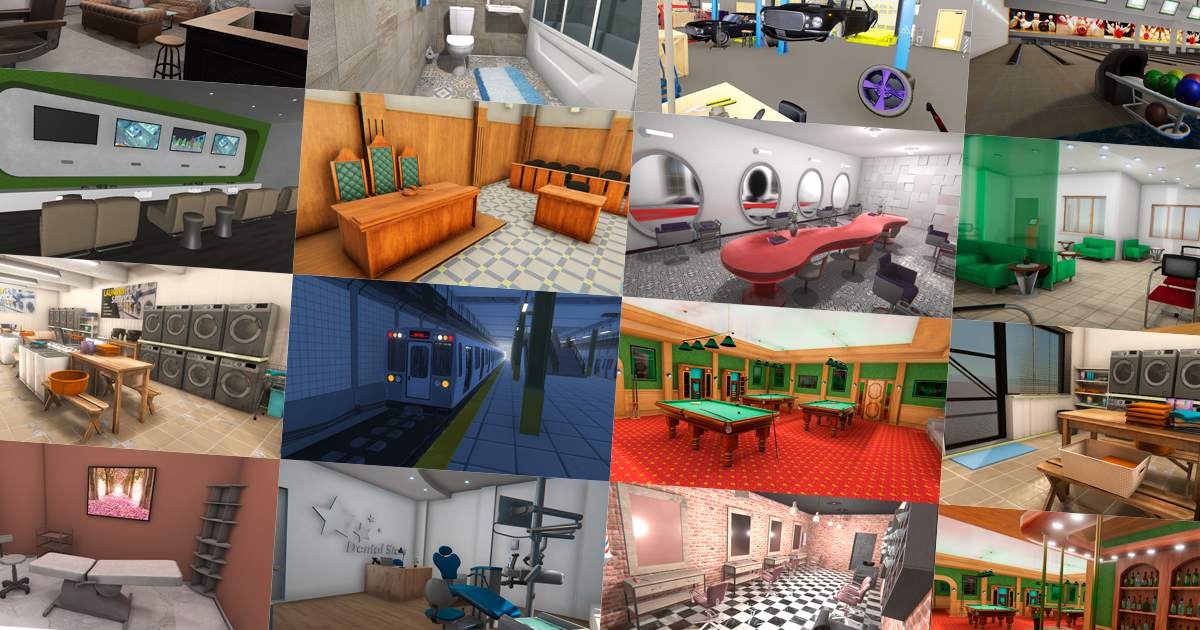 Public places - Big Pack | 3D Environments | Unity Asset Store