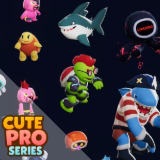 Monsters Ultimate Pack 10 Cute Pro Series