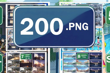 2D Anime - School All Assets (200+)