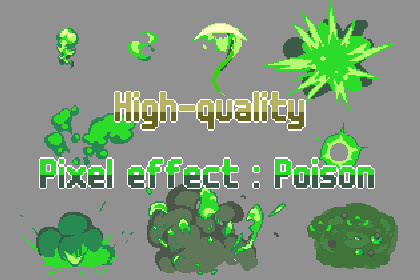 Pixel-Art Effect : Poison