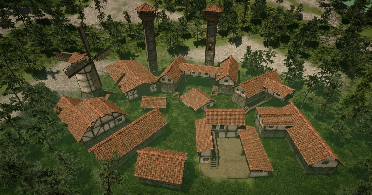 Medieval - Building Bundle | 3D 주변환경 | Unity Asset Store