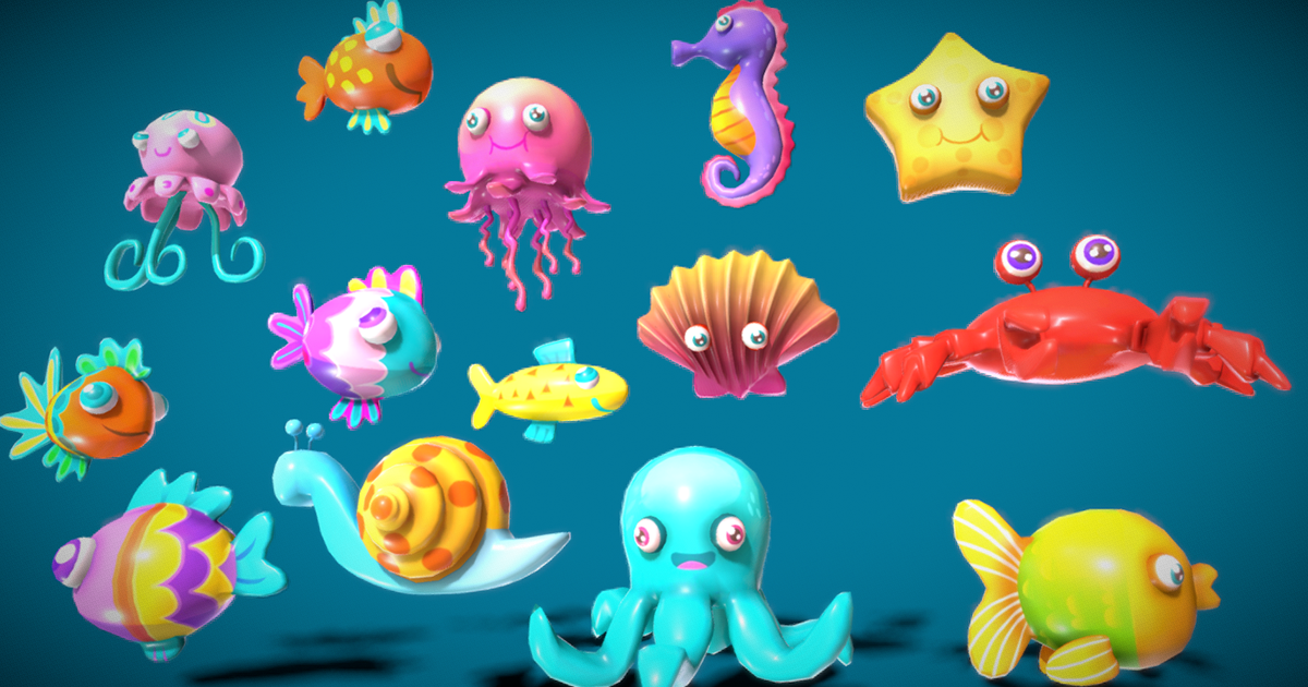 Cartoon Fish Pack 3 | Characters | Unity Asset Store