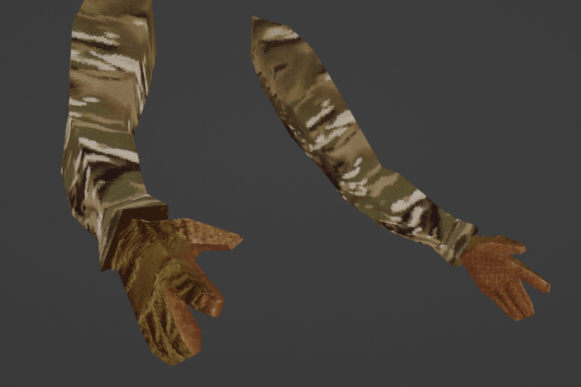 PSX FPS Hands Camouflage | 3D Characters | Unity Asset Store
