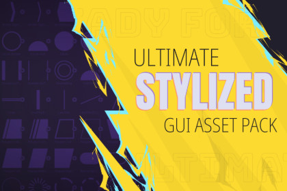 Stylized GUI Asset Pack (+6 UI TOOLS)