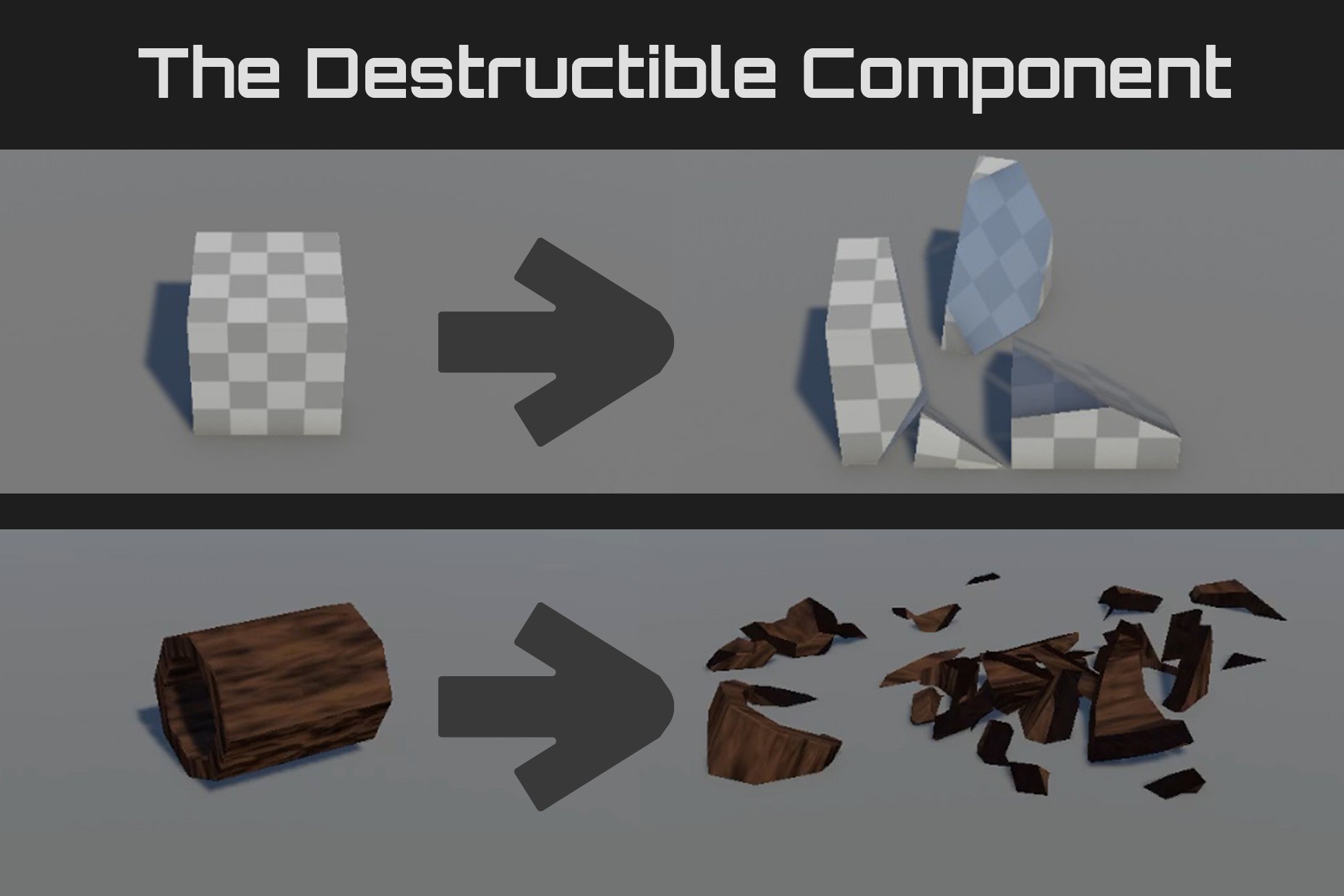The Destructible Component | Modeling | Unity Asset Store