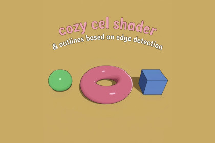 Cozy Cel Shader & Outlines Based on Edge Detection