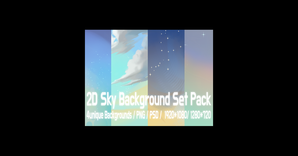 Background For Unity 2D Sky Background Set Pack | 2D Environments | Unity Asset Store