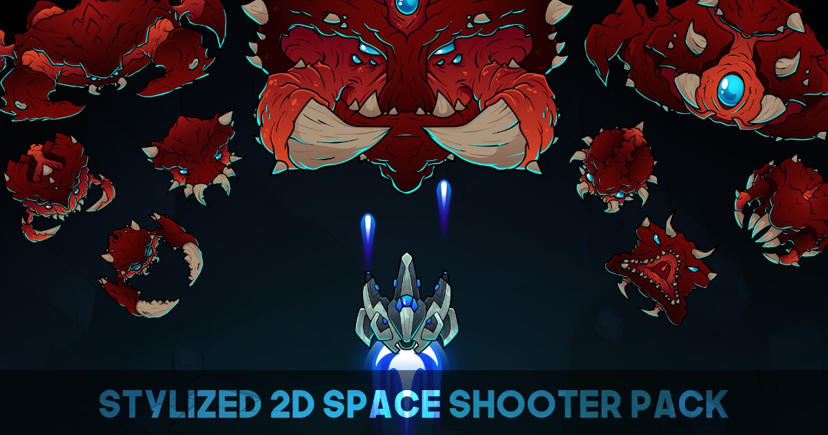Stylized 2D Space Shooter Pack | 2D | Unity Asset Store