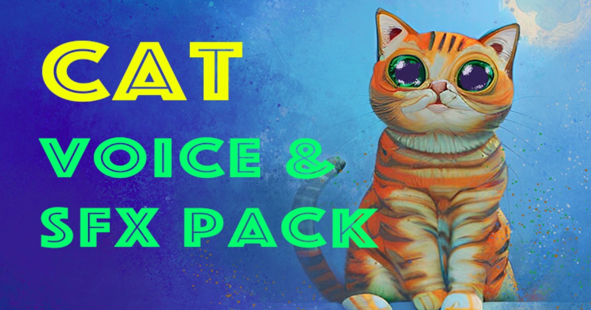 Cat Voice and SFX Pack Animals Sound FX Unity Asset Store