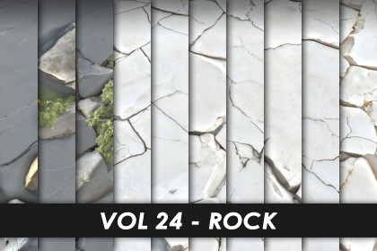 Realistic Textures - Vol 24 - Rock