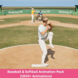Baseball & Softball Animation Pack (1900+ Animations)
