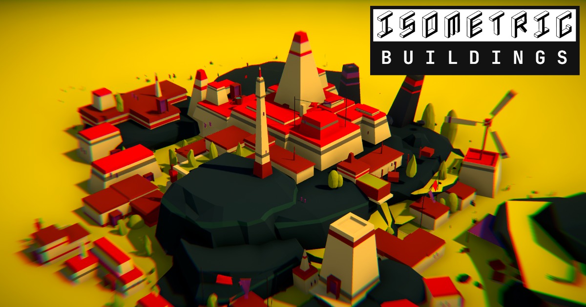 Isometric Buildings 3D | 3D 梦幻 | Unity Asset Store
