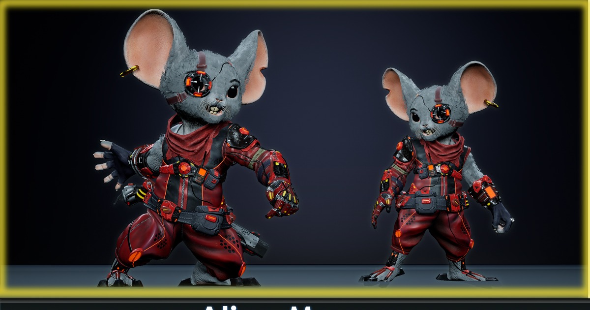 Alien Mouse | 3D Characters | Unity Asset Store
