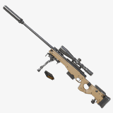 Sniper Rifle 03 Sandal URP HDRP Textures