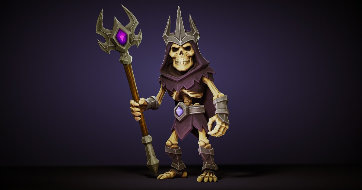 Skeleton_Necromancer | Characters | Unity Asset Store
