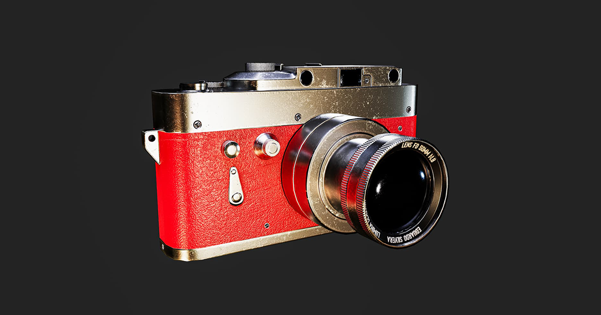 Old Analog Camera 3D Model | 3D Props | Unity Asset Store