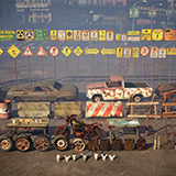 Post-Apocalyptic Survival Urban City Props and Road Signs Pack - 135 3d Models