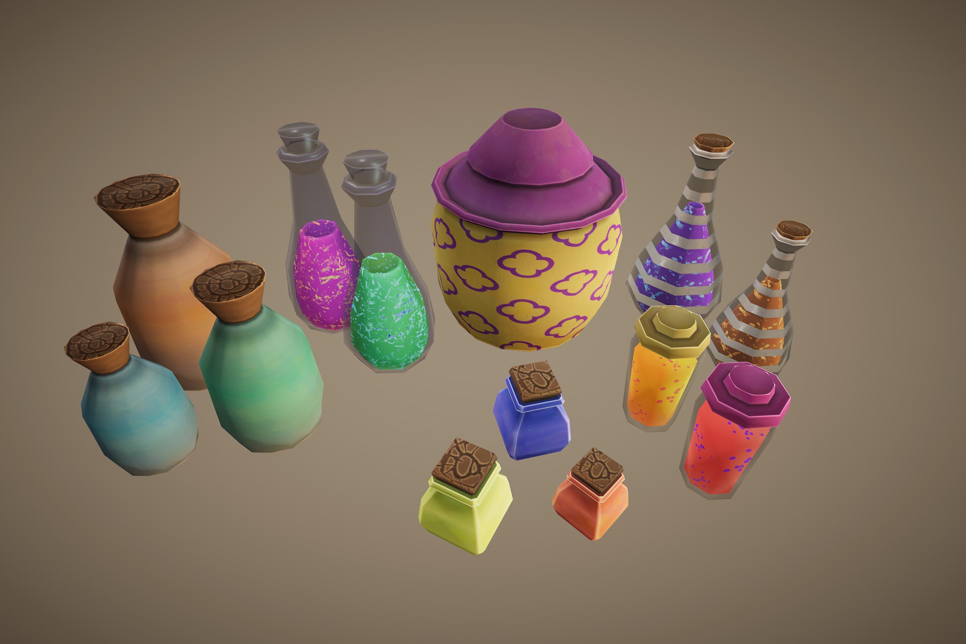 Stylized Props 2 - Potions | 3D Props | Unity Asset Store