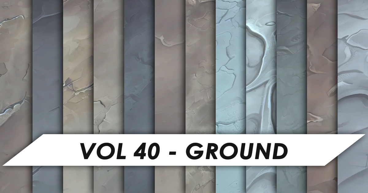 Stylized Textures - Vol 40 - Ground 7 | 2D Textures & Materials | Unity ...