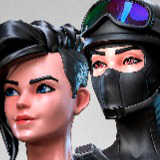 Stylized Female Soldier Pack