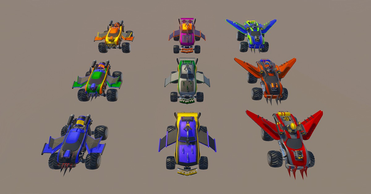 Battle Cars Pack 1 - Animated | 3D 운송도구 | Unity Asset Store
