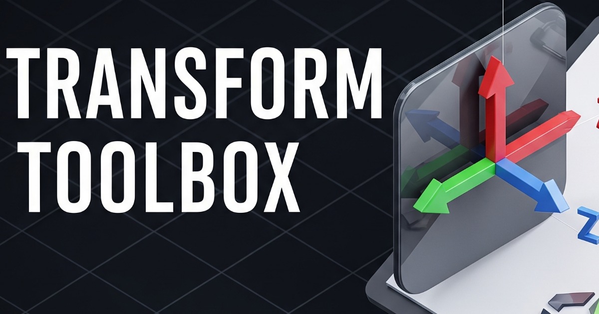 Unity Tool Box Transform Toolbox Extended | ユーティリティ ツール | Unity Asset Store
