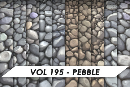 Stylized Textures - Vol 195 - Pebble