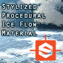 Stylized Procedural Ice Flow