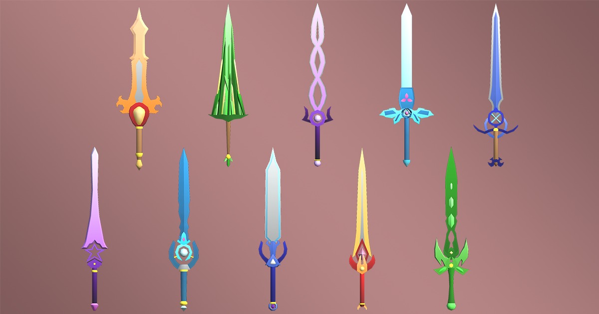 Unity Sword 3D Sword Pack 01 | 3D Weapons | Unity Asset Store