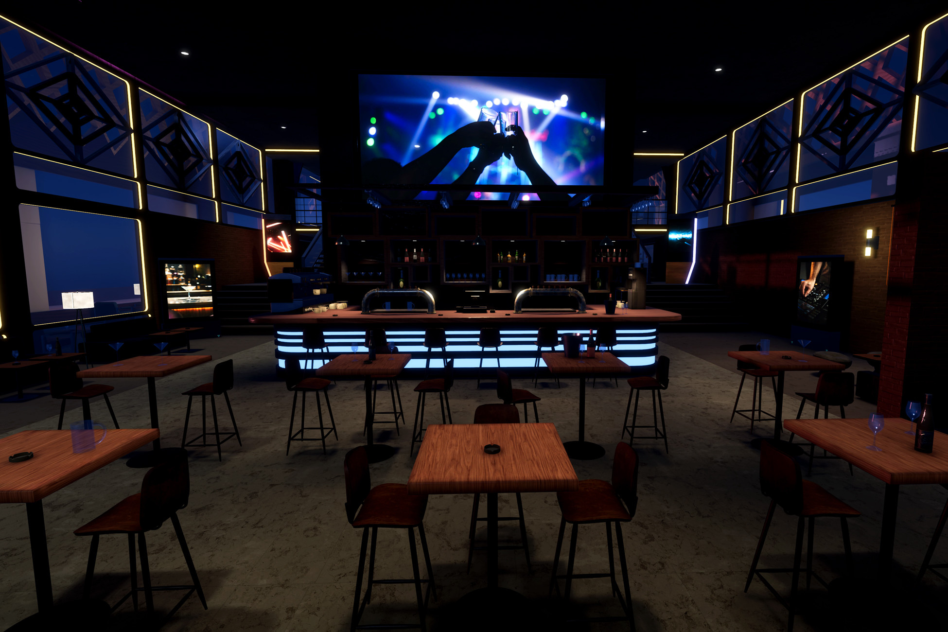 Bar Asset Unity Music Bar (URP) | 3D Urban | Unity Asset Store