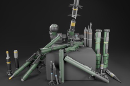 Low poly Grenade Launchers.2