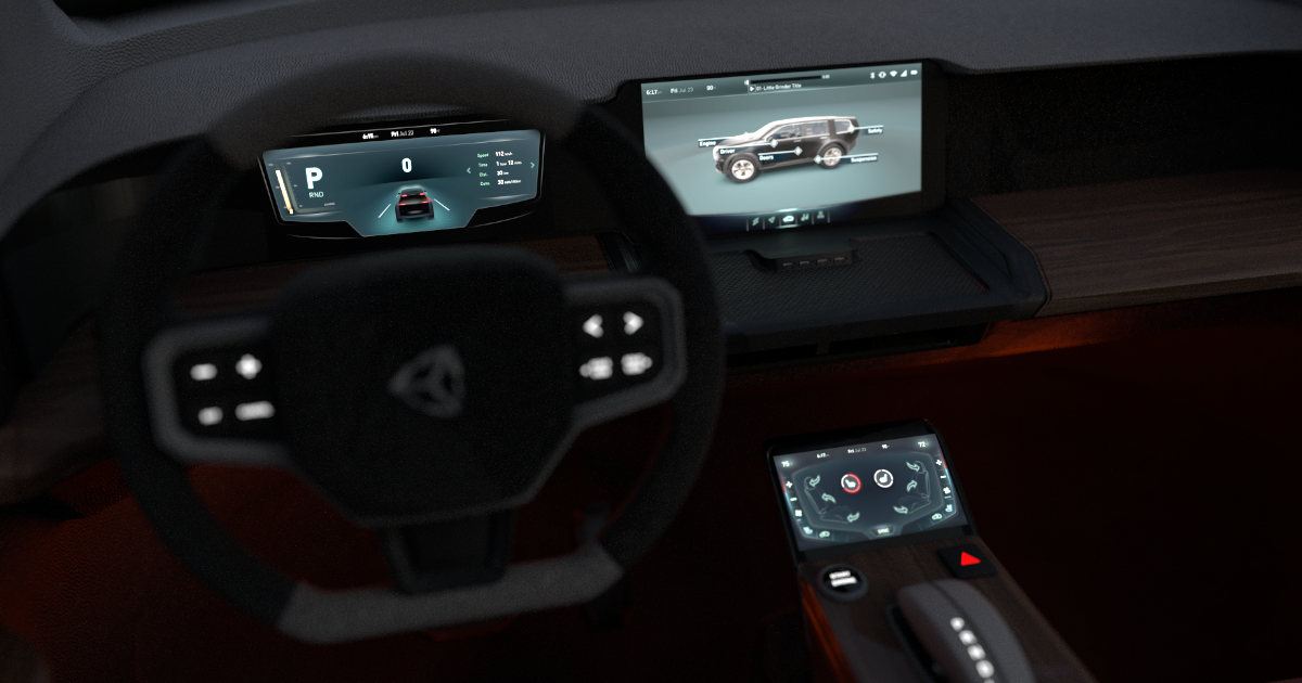 Automotive HMI Template | Templates | Unity Asset Store