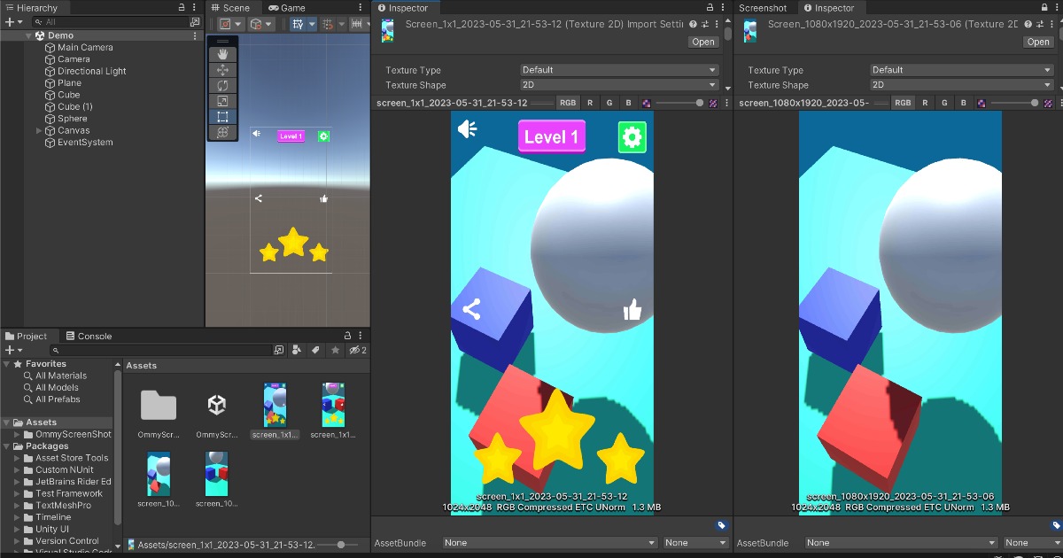 Screenshot High Resulation | Utilities Tools | Unity Asset Store