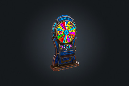 Lucky Spin Machine V3-Casino Gambling|Game Ready PBR | Built-In & URP Compatible