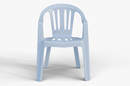 Plastic Chair for Interior and Exterior Scenes