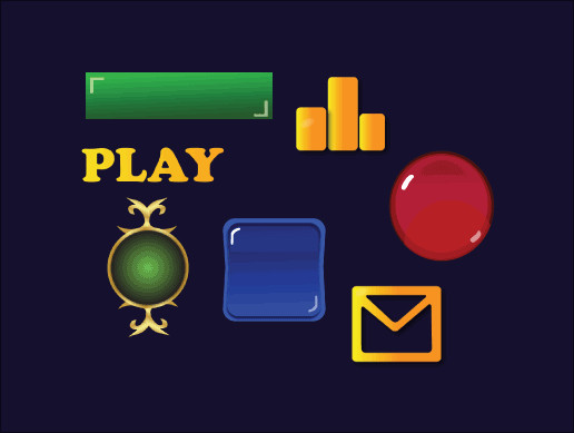 Ui button pack 6 | 2D Icons | Unity Asset Store