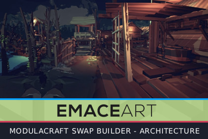 Modulacraft Swamp Builder PRO - Big Environment Modular Architecture Kit
