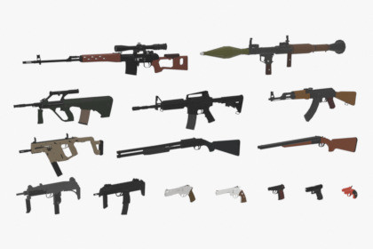 Low-Poly detailed Weapons Pack