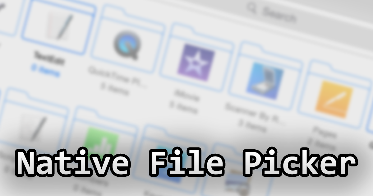Native File Picker for Android & iOS | Integration | Unity Asset Store