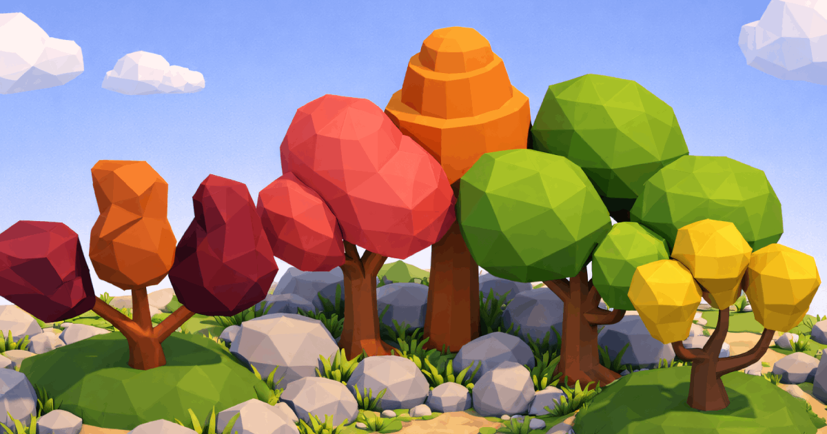 LumaGrove: Wonky Woods – Low Poly Nature Asset Pack | 3D Landscapes ...
