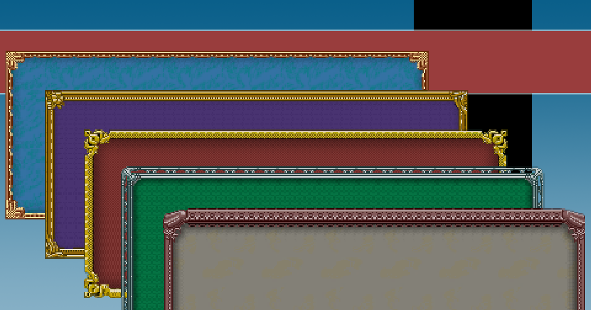 Baroque UI Panels by Super Method 2D Icons Unity Asset Store