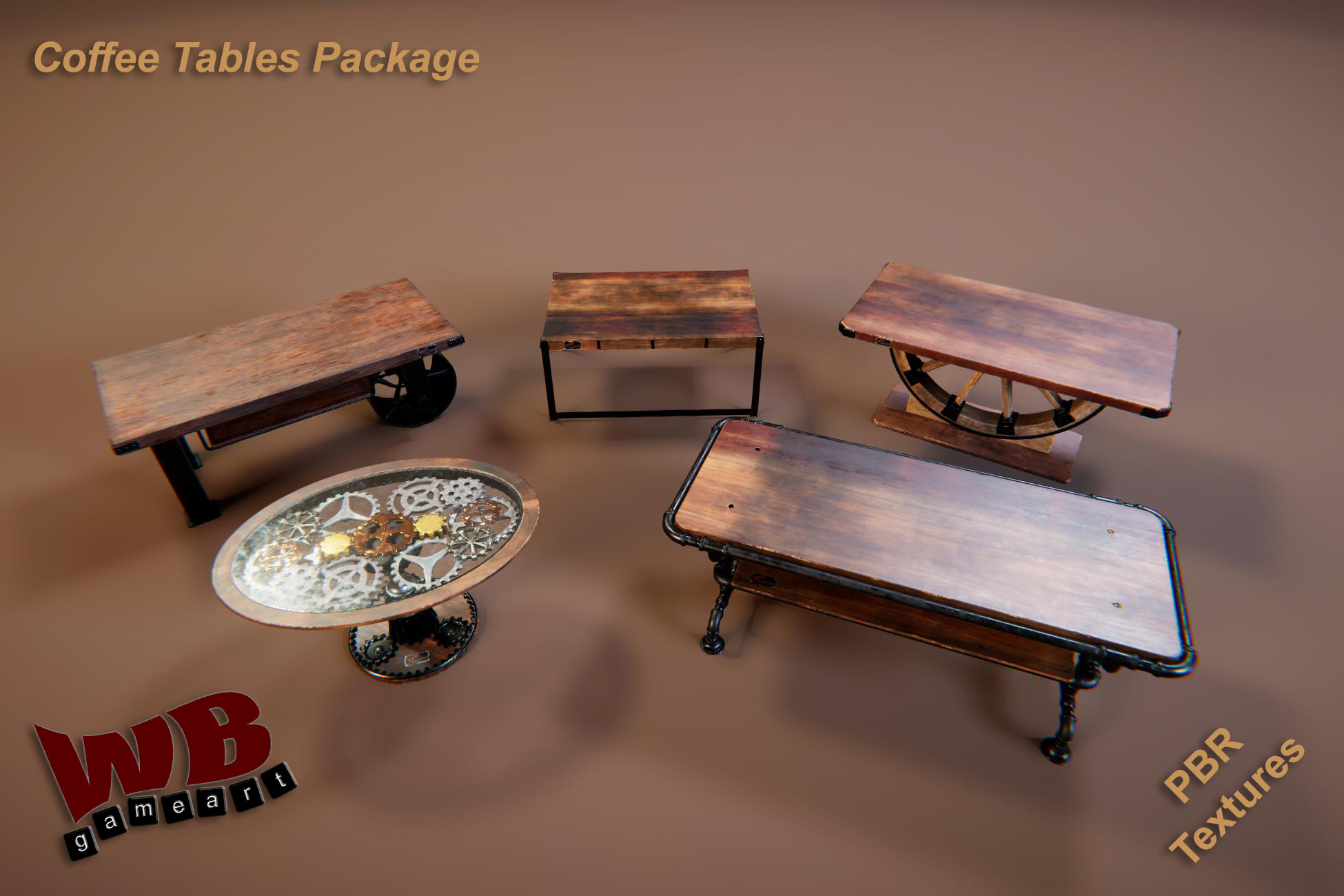 Coffee Tables Package | 3D Props | Unity Asset Store